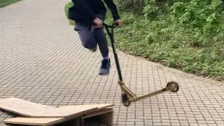 Learning How To Tailwhip a Scooter