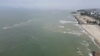 Video of Cua Dai beach, Hoi An after the storm 10th November 2025