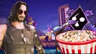 Johhny Silverhand Gives a Speech (Fortnite Skit)