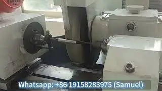 Qiandao QD3080A External Cylindrical Grinding Machine Working Process Video for showcase #grinder