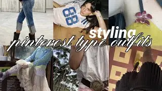 recreating PINTEREST OUTFITS with my own wardrobe