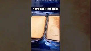 Homemade Cornbread for dressing #cooking #dressing #thanksgiving