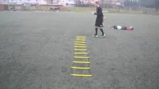 Wide Receiver ladder drill