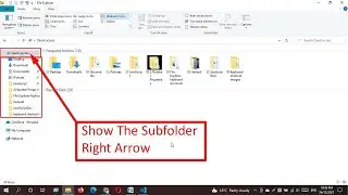 Display the current selection if it's collapsed, or select the first subfolder