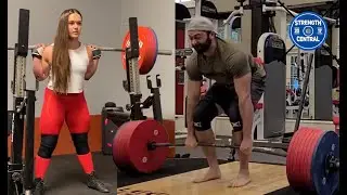 LOTW (May 2020) Amanda Lawrence Squats 260 kg, Cailer Woolam Pulls Over 900 lbs Conventional