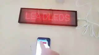 USB-C WiFi Enabled Portable LED sign