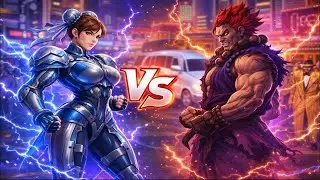 [TAS] Meral Chun-Li VS Gouki | Ultimate Street Fighter Showdown