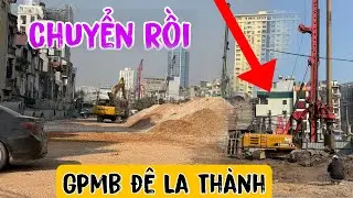 Đê La Thành Chuyển Vật Liệu Đi, Khoan Giếng Khổng Lồ Chuẩn Bị Cho Ngày Thông Xe Kỹ Thuật
