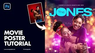 Photoshop Tutorial: Convert Picture to Movie Poster💥💯