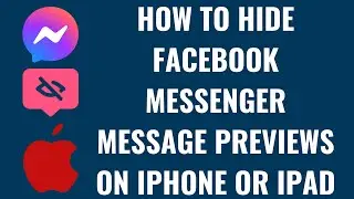 How to Hide Facebook Messenger Message Previews on iPhone or iPad