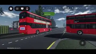 Bus Spotting at Coombe Road in Sims (Roblox Croydon Bus Simulator)