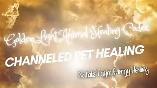 Allow the Golden Light Animal Healing Codex to melt all your pet&rsquo;s stress, fears and worries away