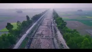 This Canal Runs Dry in Winter | Peaceful Drone View
