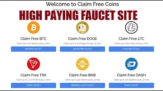 New Free MultiCoin Faucet Site || Free Claim Every 0 Minutes Crypto Coin || Instant Payout FaucetPAY