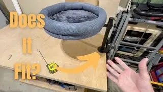 Cat Desk Bed, 360&deg;Rotating & Height Adjustable
