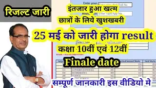 mp board results 2023 update / class 10th results /class 12th results. म. प्र. रिजल्ट 2023