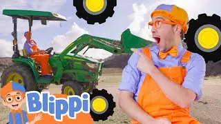Tractor Driving Blippi!🚜 | Blippi Songs 🎶| Educational Songs For Kids