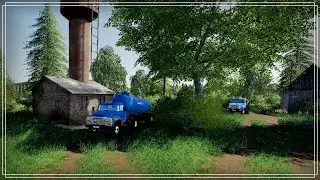 Farming Simulator 19 (CoursePlay+AutoDrive) &laquo;Село Молоково&raquo; Транспортировка воды.