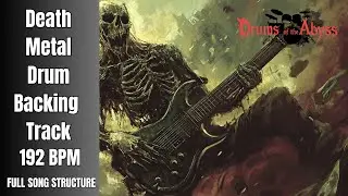192 BPM Death Metal Drums &ndash; Relentless Pace for Soloing & Tight Rhythm Guitar Practice