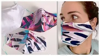Mascherina con Filtro - Face Mask tutorial - DIY - CARTAMODELLO