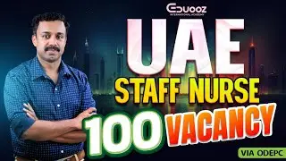 100 UAE Nurse Vacancies | ODEPC Recruitment 2025 | Complete Details & How to Apply | Eduooz Academy