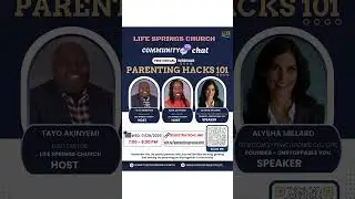 Parenting Hacks 101|| Virtual Community Chat || #parenting #community #faith #fy