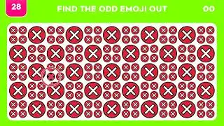 Find The Odd Emoji Out | Emoji Quiz