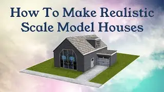How To Make Realistic HO N OO Scale Houses |🔥