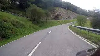 Spain on a Motorcycle - ride through the Urbasa y Andia Park