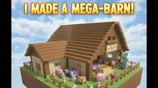 Can I Build a Multi-Animal Barn in Minecraft ONE BLOCK?