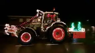 Tractorparade Kerst 2025: Binnenrijden Vlamertinge 
