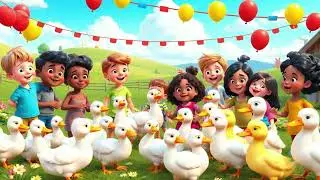 🦆🎉 Ducks at the Farmyard Party 🎶 | Quacks, Cake, and Country Beats! 🐥🎂🌾|Nursery Rhymes & Kids Songs