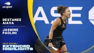 Destanee Aiava vs. Jasmine Paolini Extended Highlights | 2025 US Open Round 1