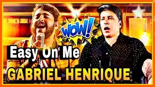 Gabriel Henrique - Easy On Me | REACTION by Zeus