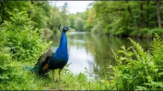 Peacock in the Wild | Relaxing Nature ASMR