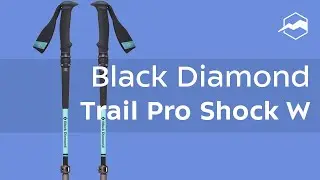 Треккинговые палки женские Black Diamond Trail Pro Shock. Обзор