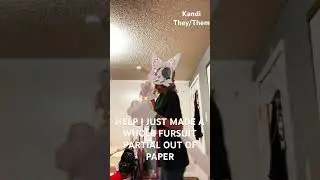 Paper fursuittt #furries #fursuiters #cosplay #cat #therian #costume #fursuit #quadrobics