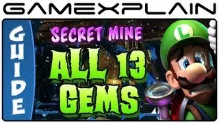 Luigi's Mansion 2: Dark Moon: All 13 Gems in Secret Mine - Guide & Walkthrough