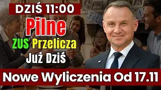 ⚡️ DZIŚ 11:00 | PILNE: SZOK dla Emeryt&oacute;w &ndash; ZUS PRZELICZA EMERYTURY od 17.11.2025