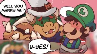 Bowser CONFESSES to LUIGI? (Super Mario Movie Comic Dub)