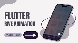 Rive Animation in Flutter | Background Animation | @ClutchCoders #flutter #dart #video #music #ui