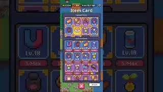 Pickaxe King Island cards upgrade - best progress so far