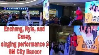 Enchong Dee | Ryle Santiago | Cassy Legaspi | singing performance | SM City Bacoor | Ghe Mae