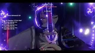 Abyss 3.2 Floor 12-3 Aeonblight Drake One Rotation (ft. Raiden Shogun)
