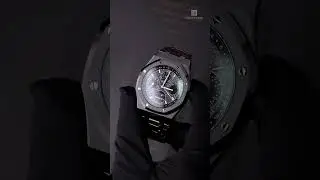 The Audemars Piguet Royal Oak Perpetual Calendar is made of sleek black ceramic | Luxury Souq