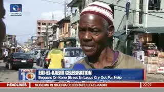 EID-EL-KABIR Celebration: Beggars On Kano Street In Lagos Cry Out For Help