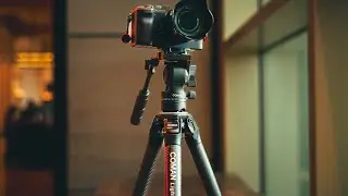 COMAN Video Travel Tripod. It&rsquo;s lightweight, carbon fiber, and compact.