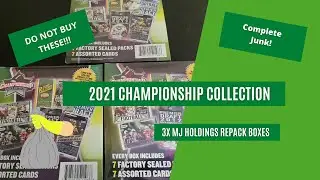 2021 MJ Holdings Championship Collection Football Card Repack - DO NOT BUY