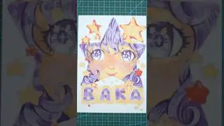 Before ** 🫰🏻 ** After! ✨ #animedrawing #animecoloring #animeart #drawinganime #coloringanime #art