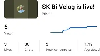 SK Bi Velog is live! اسلام علیکم صبح بخیر 